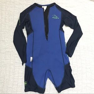 Boys Long Sleeve Wetsuit Blue